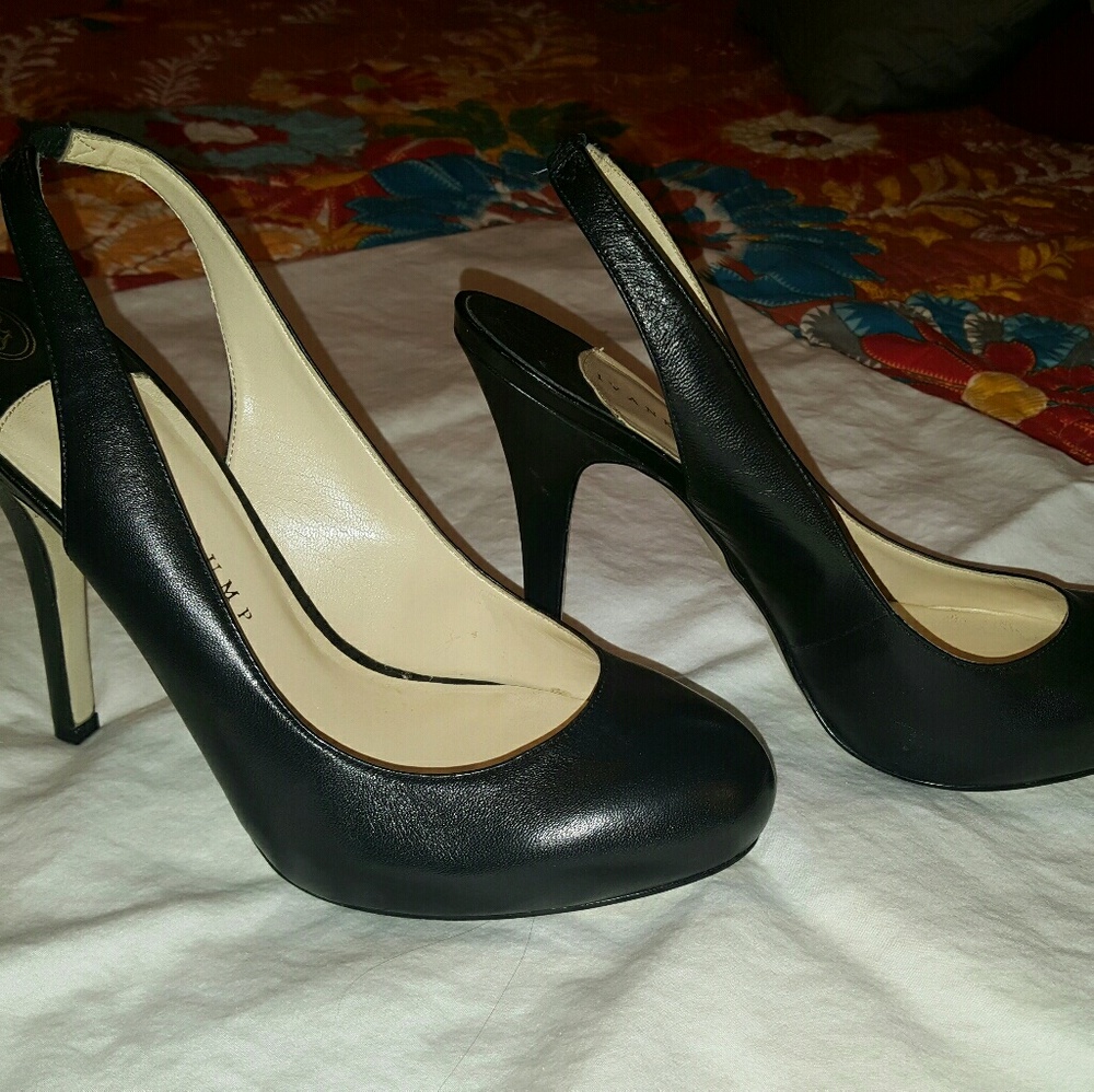 Ivanka Trump Black Slingback Stiletto